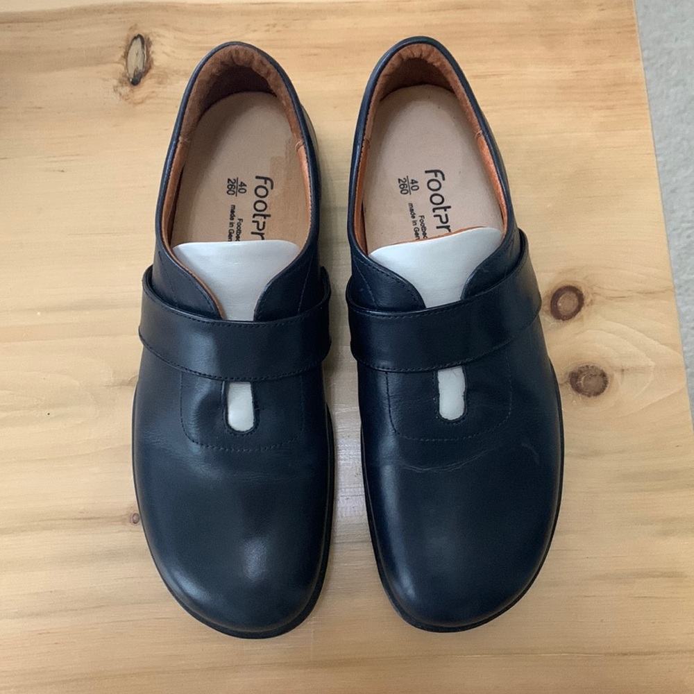 Birkenstock Footprints Leather New Size 40 US 9 Navy Blue